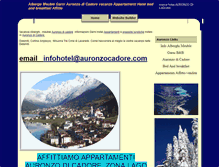 Tablet Screenshot of meuble.auronzocadore.com