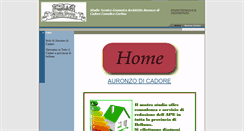 Desktop Screenshot of geometra.auronzocadore.com