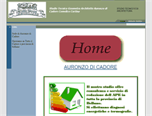 Tablet Screenshot of geometra.auronzocadore.com